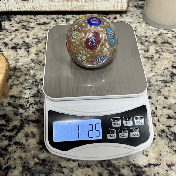 Vintages 1970’s Millefiori Paperweight - ABSOLUTELY STUNNING! No chips/cracks! - Picture 13 of 13